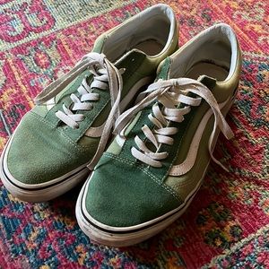 Well worn Old Skool Vans